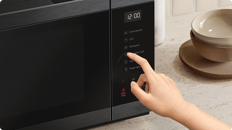 مایکروفر 40 لیتری سامسونگ مدل mg40dg5525agsg با پنل لمسی